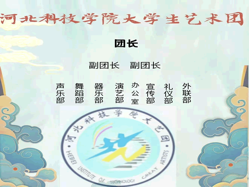 bat365在线登录网站大学生艺术团组织机构